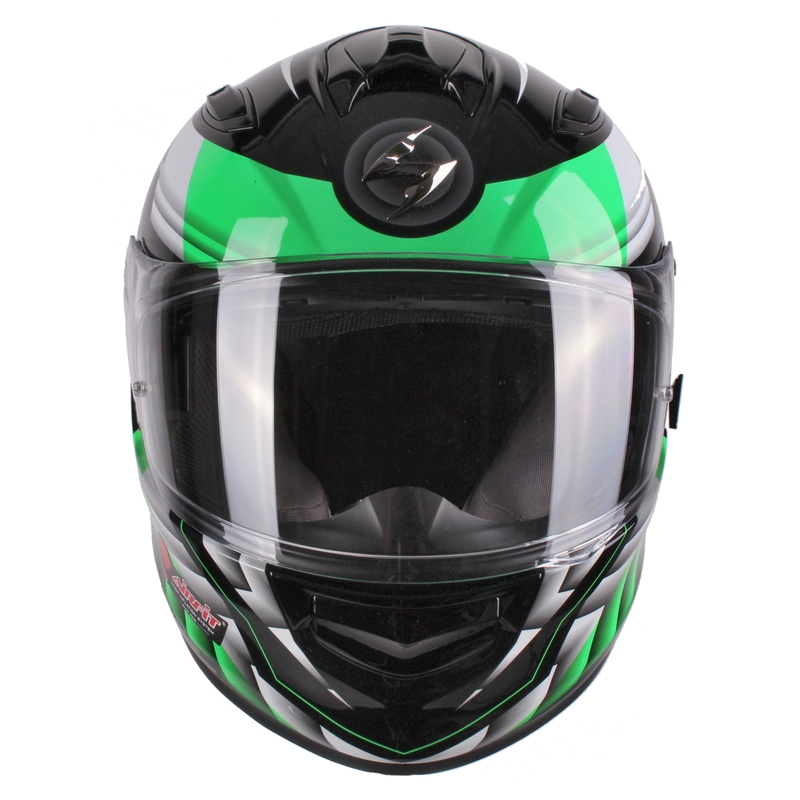 Moto casca integrală Scorpion EXO-510 Air Scale negru-verde lichidare