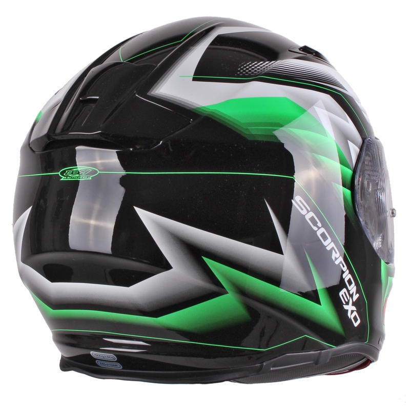 Moto casca integrală Scorpion EXO-510 Air Scale negru-verde lichidare