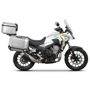 Set complet de cutii de aluminiu SHAD TERRA, 48L cutie centrala  si  47L / 47L cutii laterale, incluzand kit montaj si placa SHAD HONDA CB 500 X