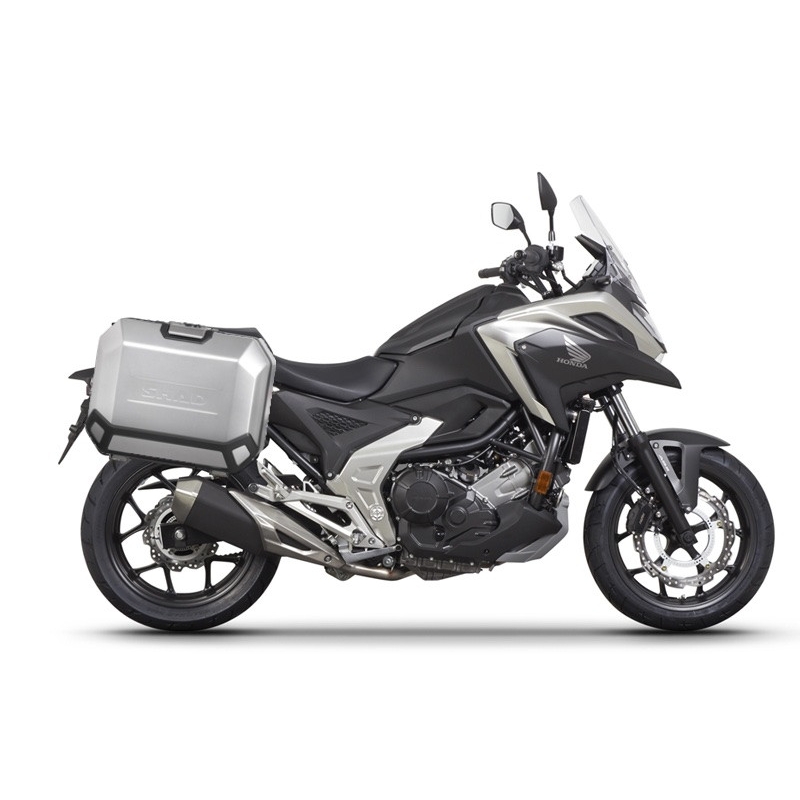 Set complet de 36L / 36L cutii laterale de aluminium SHAD TERRA, incluzand kit montaj SHAD HONDA NC 750 X 2021-