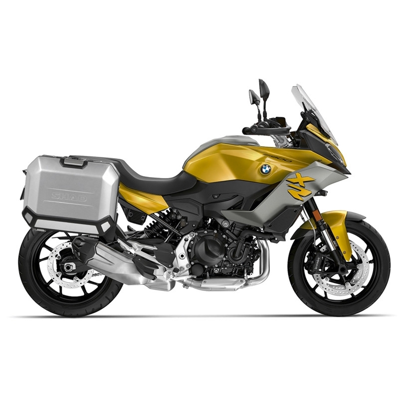 Set complet de 36L / 36L cutii laterale de aluminium SHAD TERRA, incluzand kit montaj SHAD BMW F 900 XR