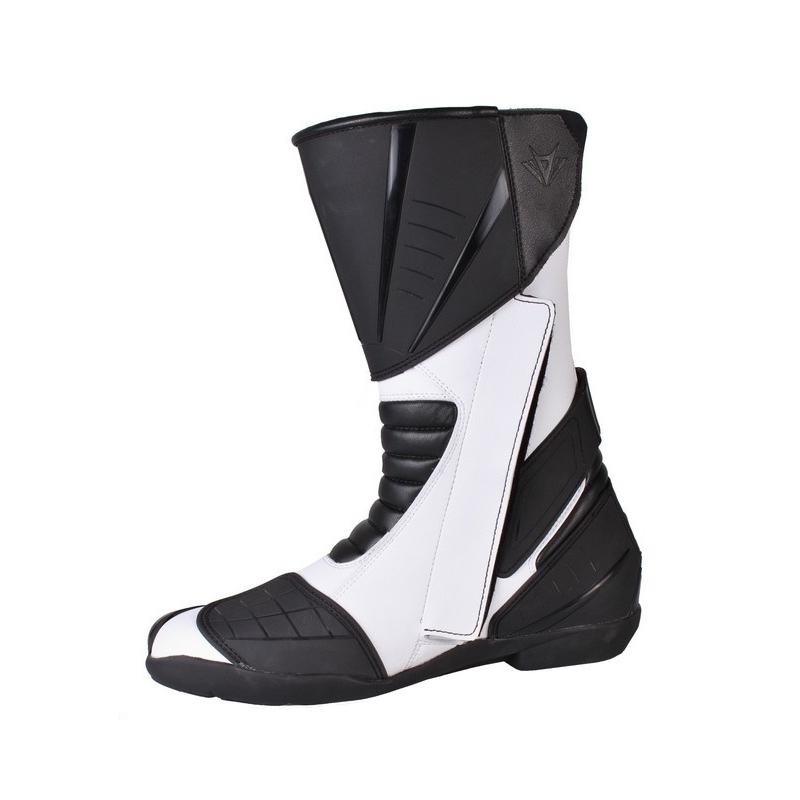 Cizme de motocicletă RSA Evo alb-negru - calitate II