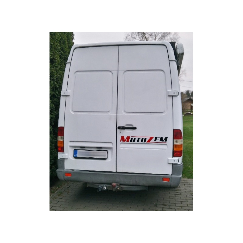 MotoZem logo autocolant negru