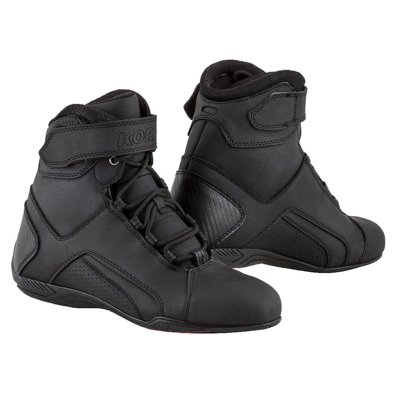 Cizme de motocicletă Kore Velcro 2.0 negru - Grad II