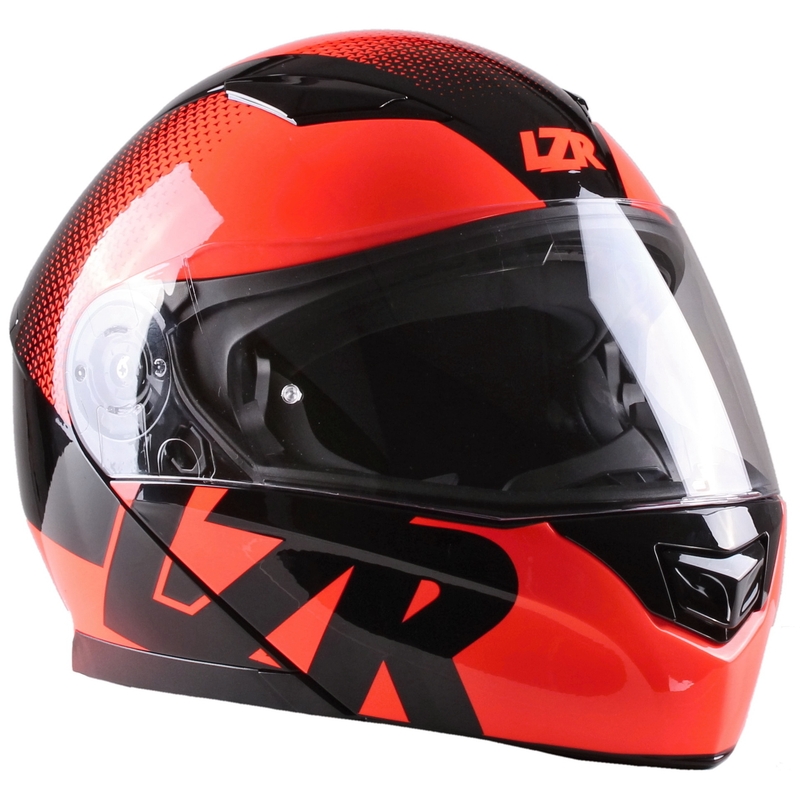 Lazer MH2 V'sible V'sible fluo roșu tip-up casca de motocicletă lichidare