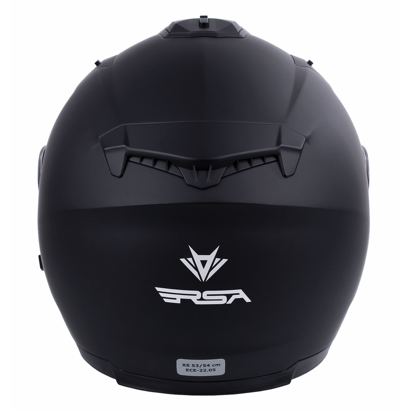 Cască de motocicletă deschisă RSA Active negru mat - grad II