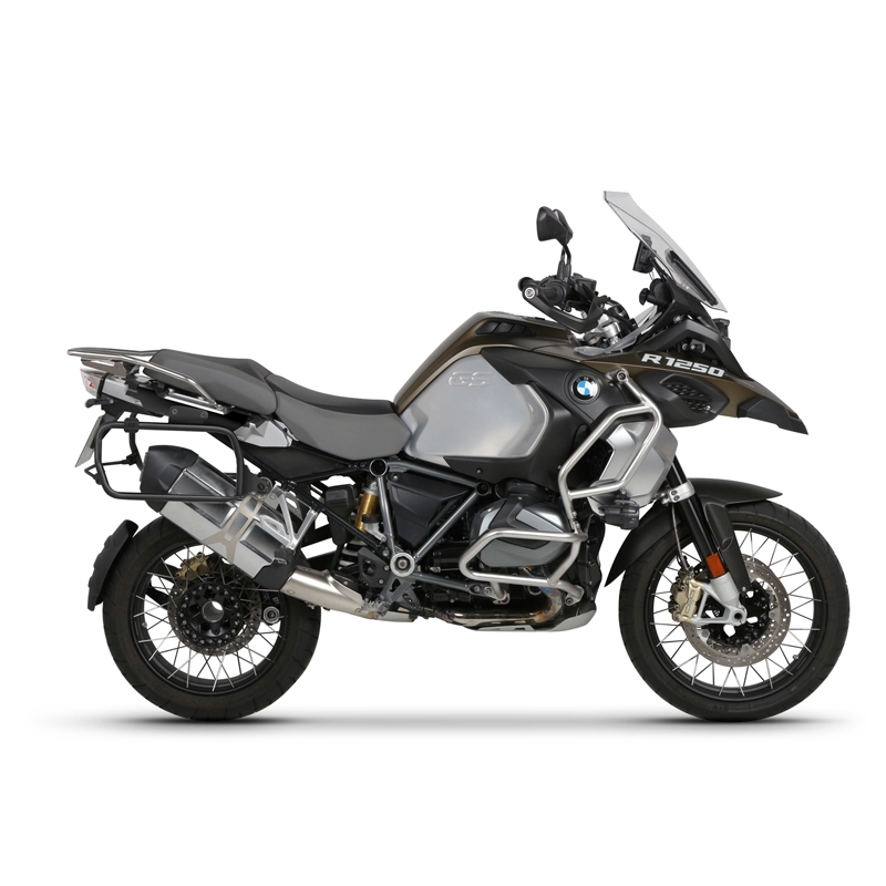 Set complet cutii aluminiu laterale, 36L / 47L SHAD TERRA NEGRU, include kit montare SHAD BMW R 1200 GS/ R 1200 GS Adventure/ R 1250 GS/ R 1250 GS Adventure