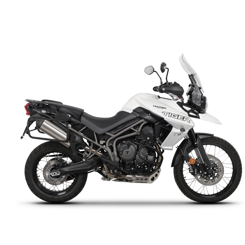 Set complet cutii aluminiu Shad Terra, 48L topcase   36L / 47L side cases,include placa si kit montare SHAD TRIUMPH Tiger 800