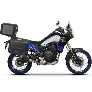 Set complet cutii aluminiu Shad Terra, 48L topcase   36L / 47L side cases,include placa si kit montare SHAD YAMAHA Tenere 700 XTZ690