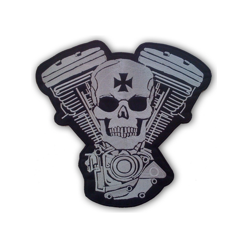 Patch Warrior alb-negru lichidare