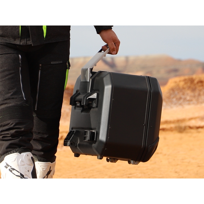 Set complet de cutii de aluminiu laterale, 36L / 36L, SHAD TERRA NEGRU, include kit montare SHAD HONDA X-ADV 750