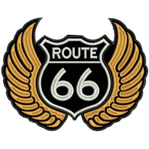 Patch Route Route aripi portocaliu - mare