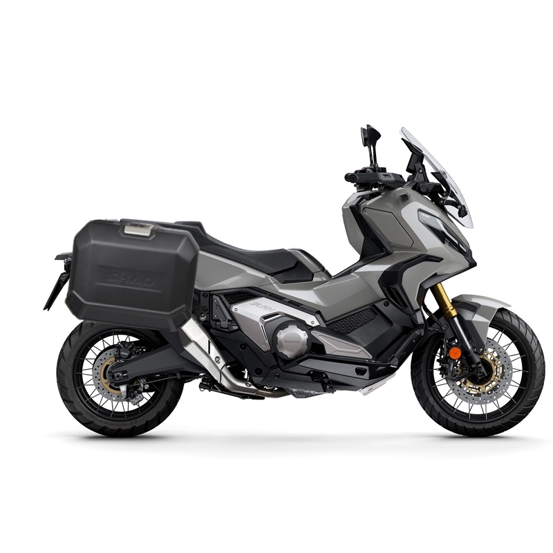 Set complet de cutii de aluminiu laterale, 36L / 36L, SHAD TERRA NEGRU, include kit montare SHAD HONDA X-ADV 750