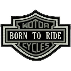 Patch Motor Cycles gri - mare