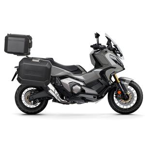 Set complet de cutii de aluminiu SHAD TERRA NEGRU, 37L cutie centrala si 36L / 36L cutii laterale, incluzand kit montaj si placa SHAD HONDA X-ADV 750
