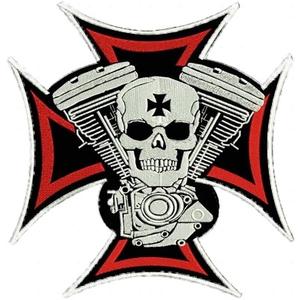 Patch Warrior + cruce - mare