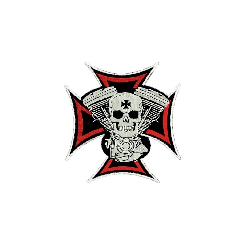 Patch Warrior + cruce - mare