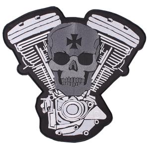 Patch Warrior alb-gri alb-gri