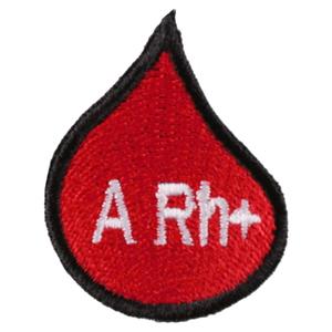 Picătură de grupă sanguină A Rh+