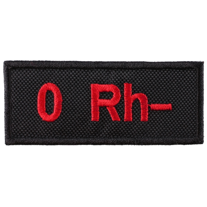 Patch cu grupa de sânge 0 Rh-