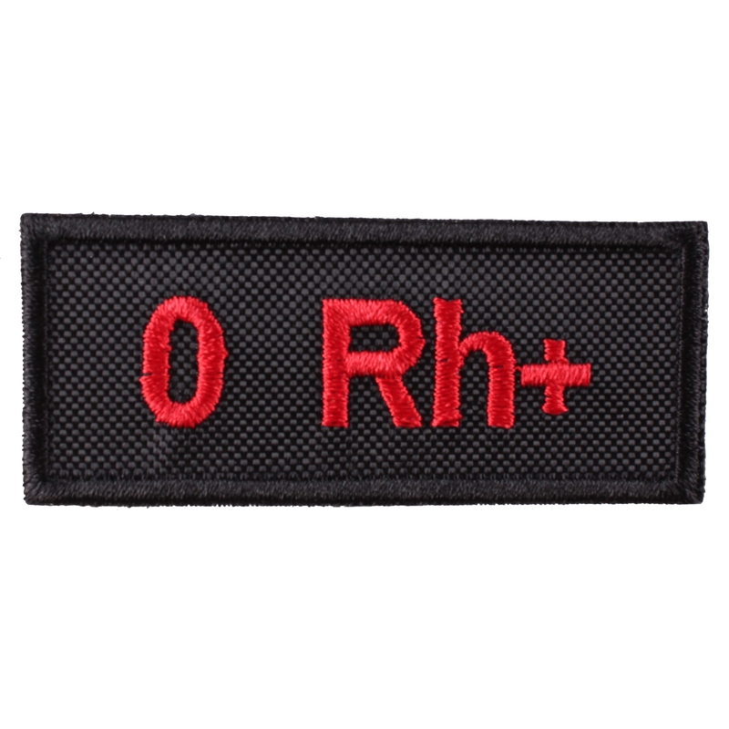 Patch cu grupa de sânge 0 Rh+