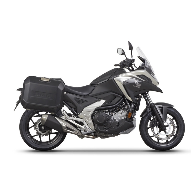 Set complet de cutii de aluminiu laterale, 36L / 36L, SHAD TERRA NEGRU, include kit montare SHAD HONDA NC 750 X 2021-