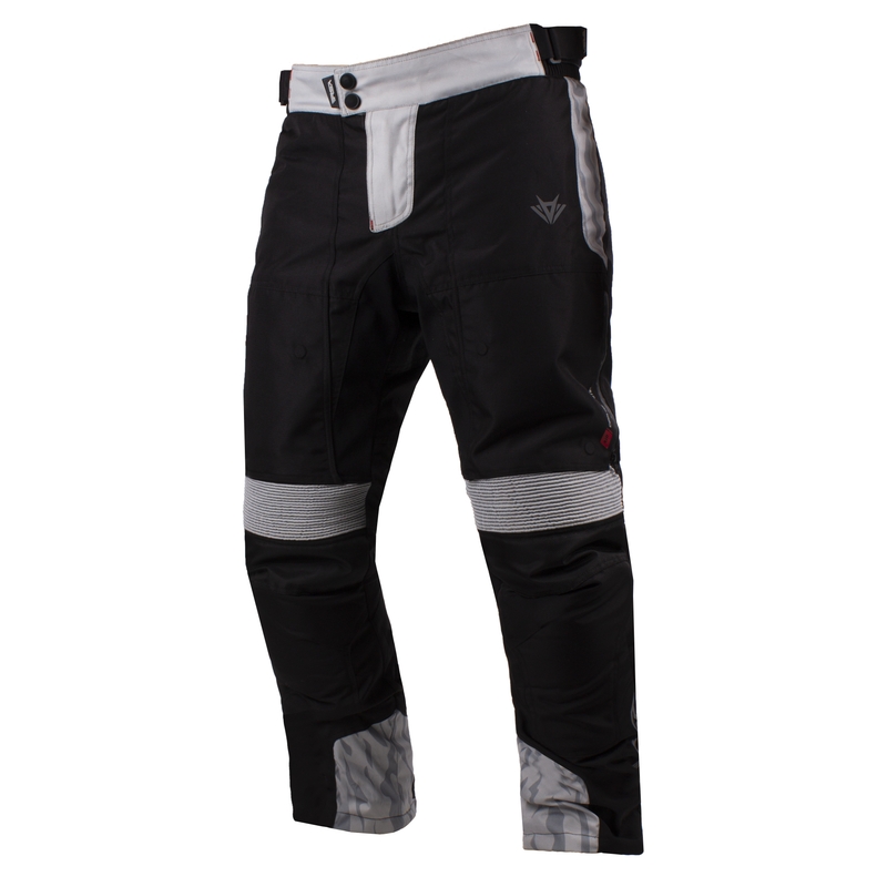 RSA Dakar 02 negru-cenușiu pantaloni de motociclete lichidare