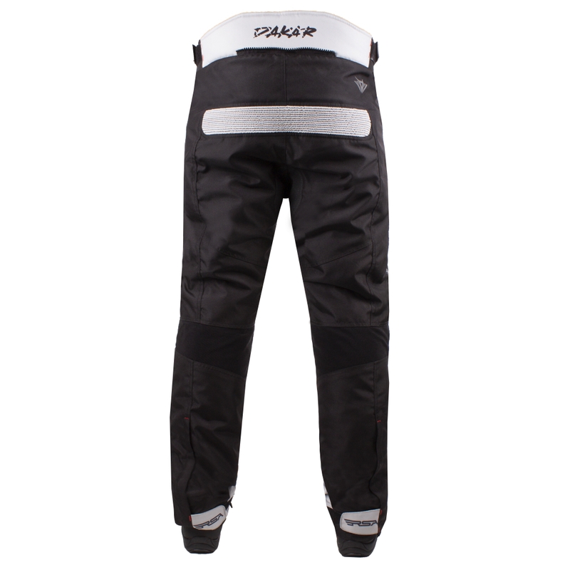 RSA Dakar 02 negru-cenușiu pantaloni de motociclete lichidare