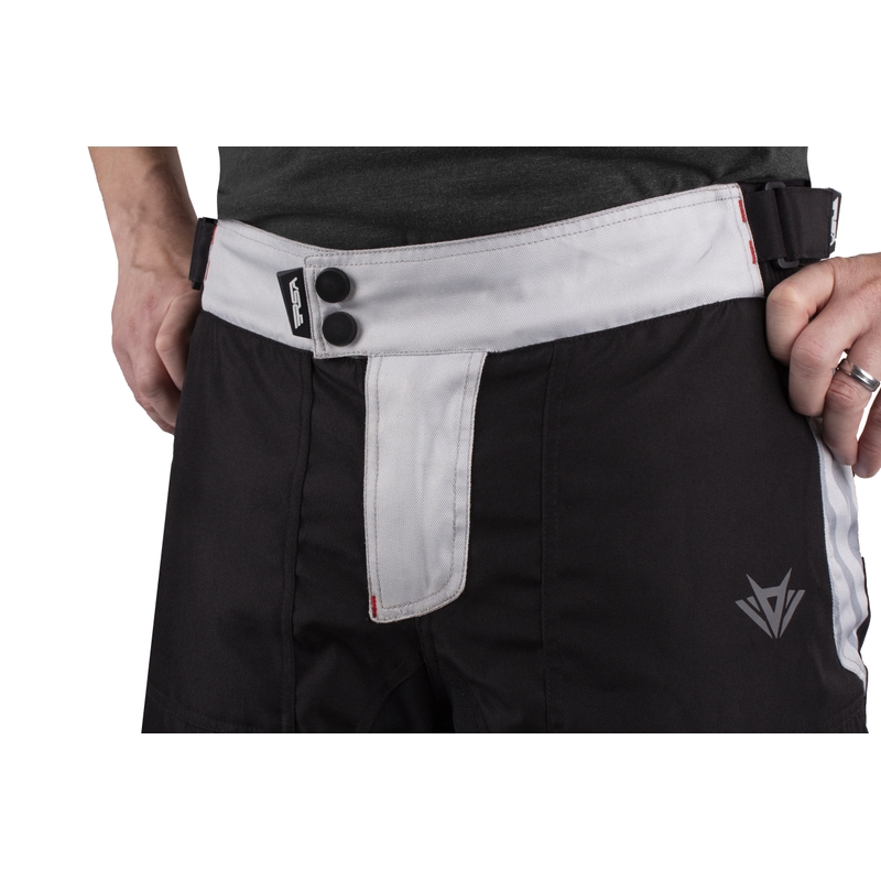 RSA Dakar 02 negru-cenușiu pantaloni de motociclete lichidare