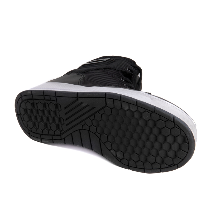 Cizme de motocicletă Ozone Spin alb-negru și alb