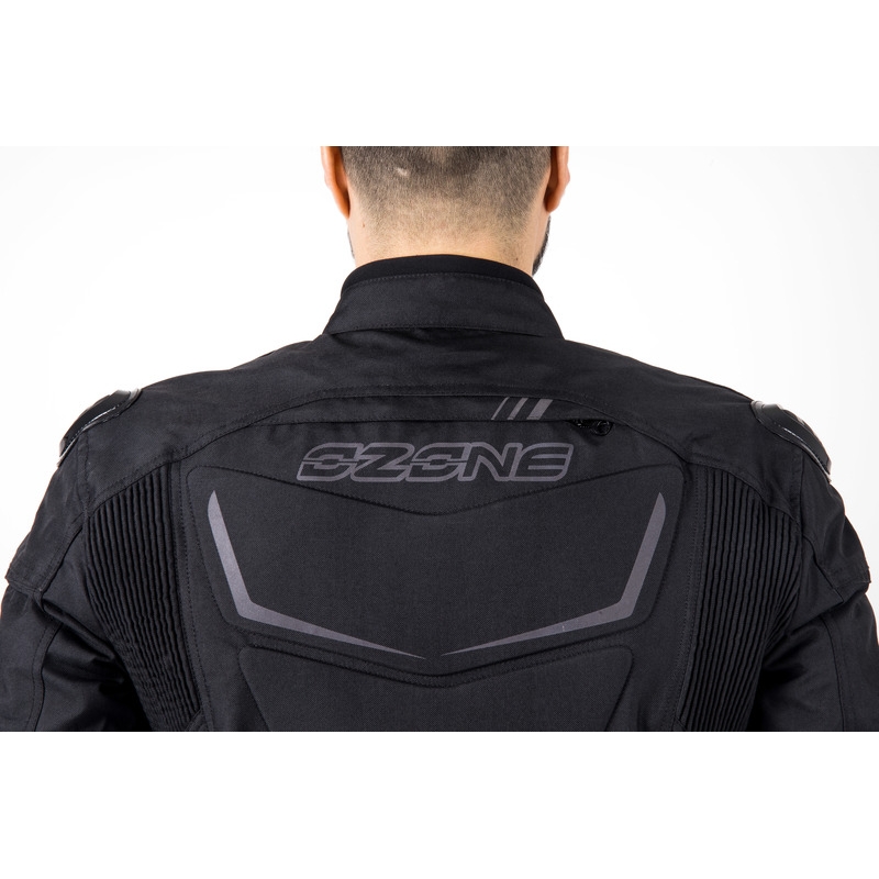 Geacă de motocicletă Ozone Pulse negru-gri