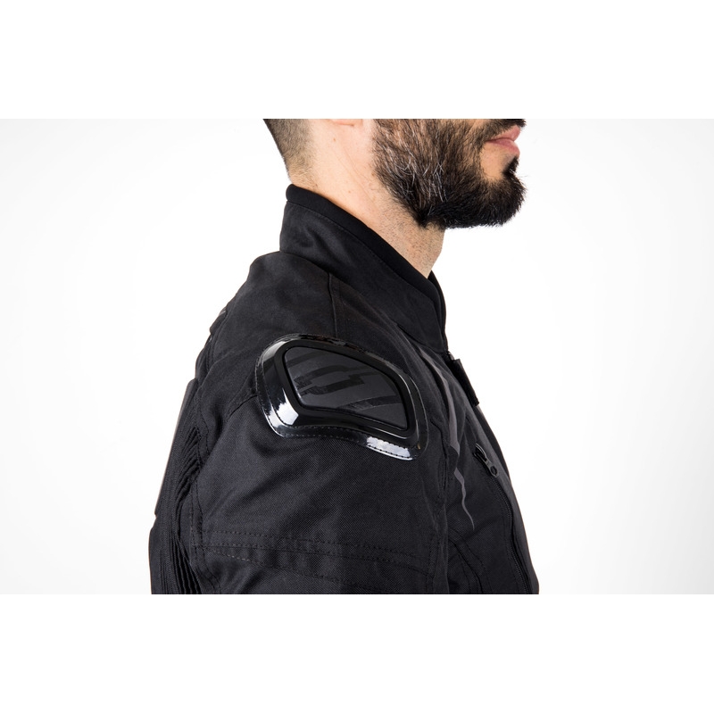 Geacă de motocicletă Ozone Pulse negru-gri