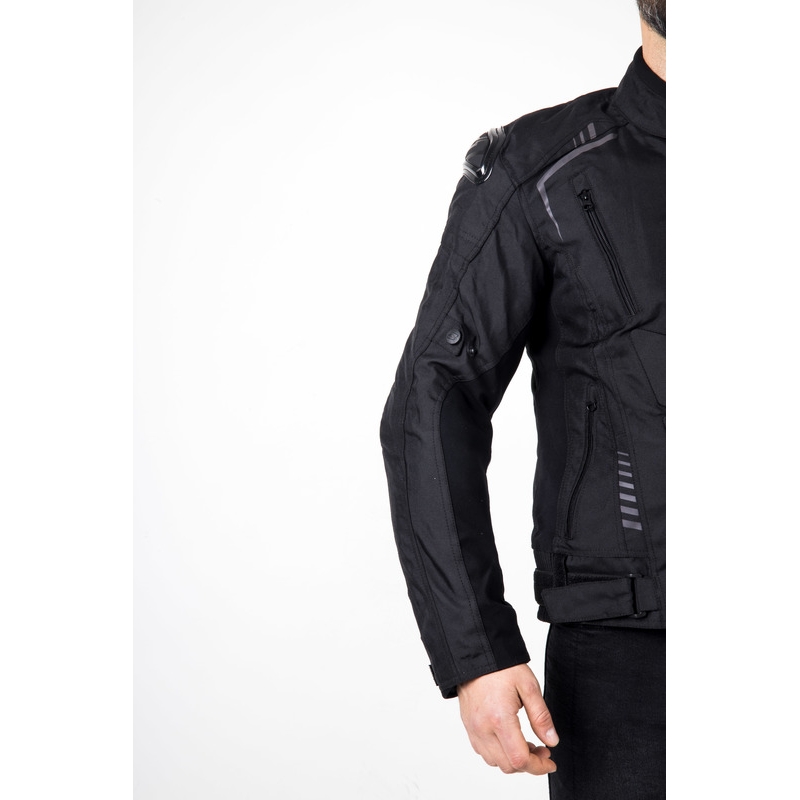 Geacă de motocicletă Ozone Pulse negru-gri