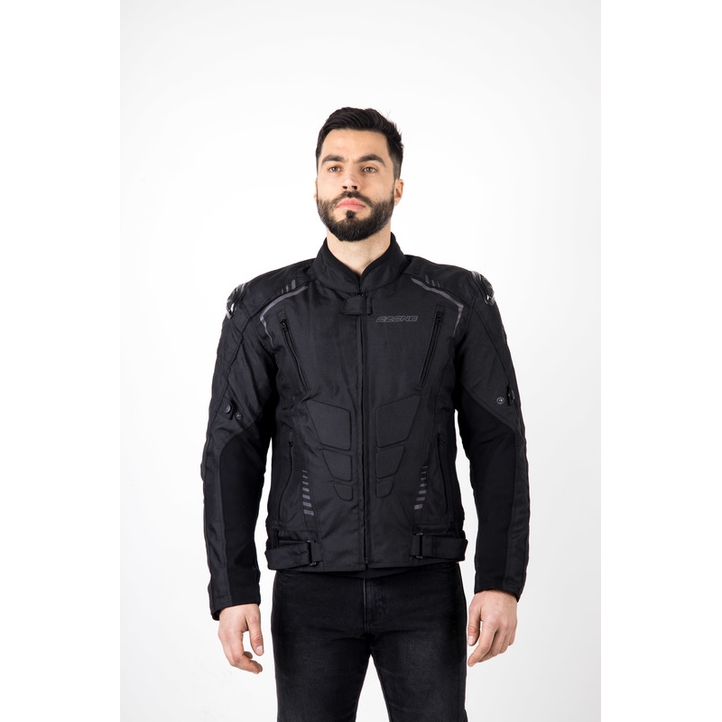Geacă de motocicletă Ozone Pulse negru-gri