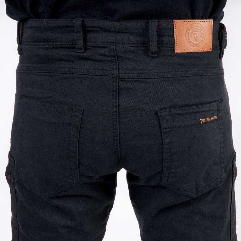 Blugi Rebelhorn Urban III Negru pentru motociclete