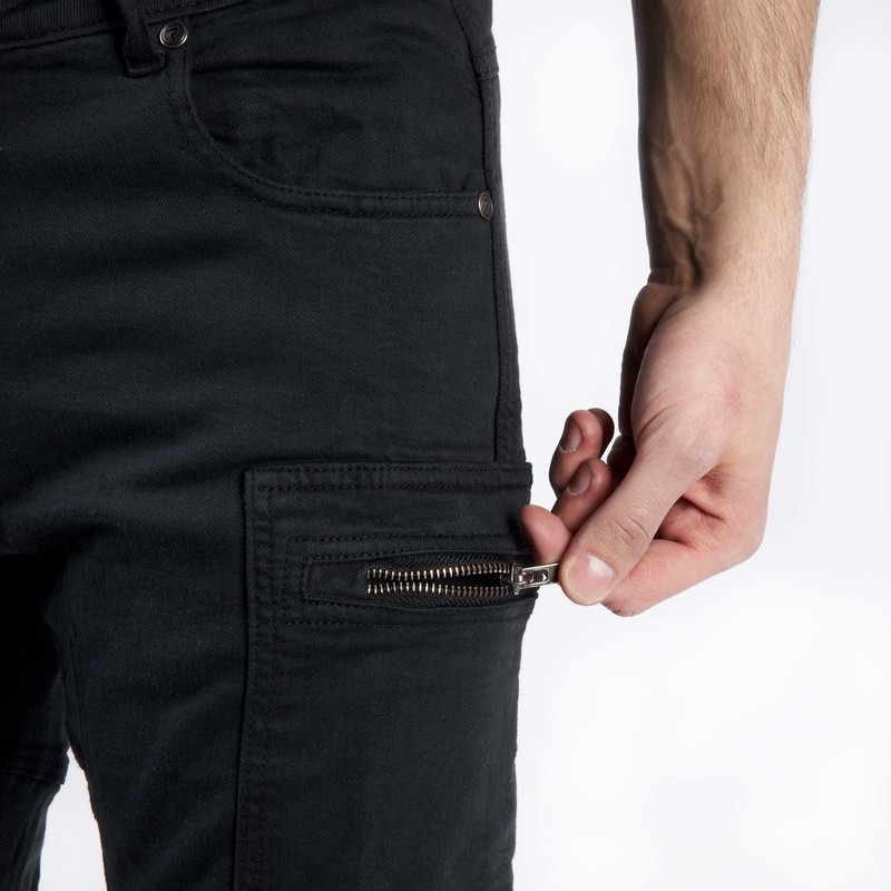 Blugi Rebelhorn Urban III Negru pentru motociclete