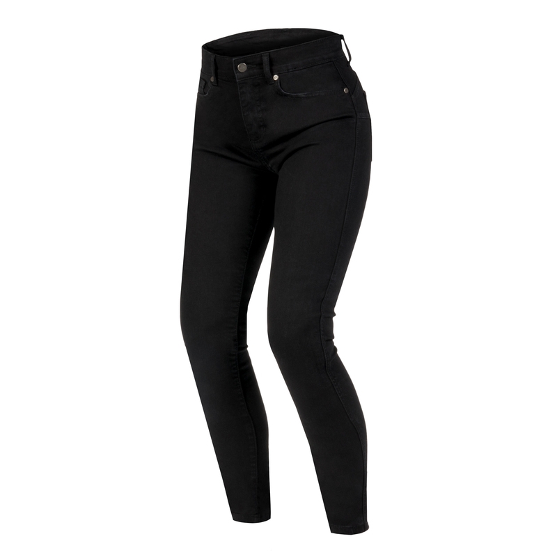 Blugi pentru femei Ozone Striker SF Negru pentru motociclete