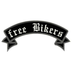 Patch Free Biker panglică top panglică