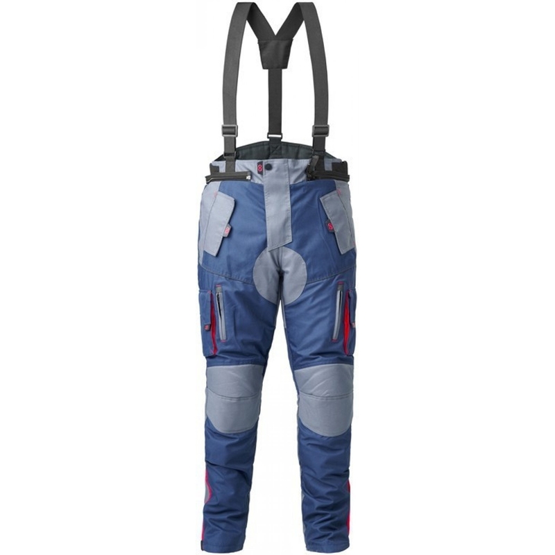 4SQUARE Discovery Discovery Adventure Pantaloni de motocicletă albastru-gri lichidare