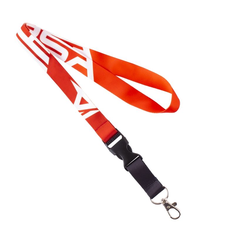 Lanyard pentru gât RSA roșu