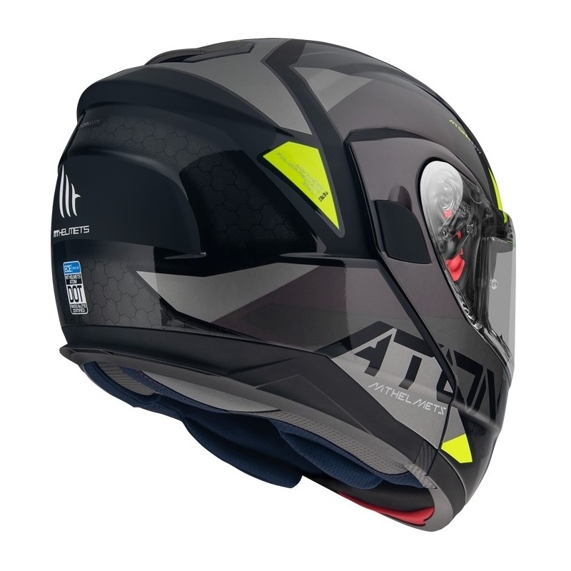 Cască de motociclist MT Atom SV W17 B2 gri