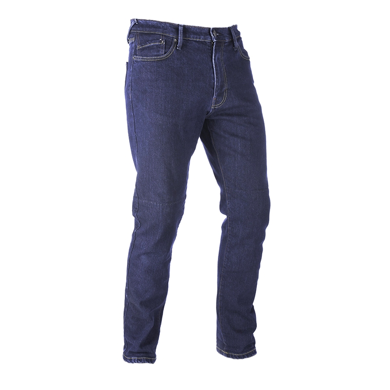 Oxford Original Approved Slim Fit Extended Biker Jeans albastru