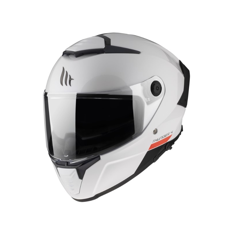 Cască integrală pentru motocicletă MT FF118SV Thunder 4 SV alb perlat