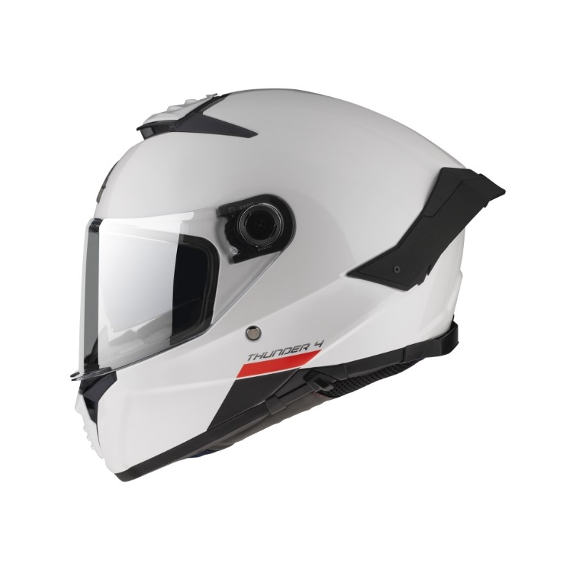 Cască integrală pentru motocicletă MT FF118SV Thunder 4 SV alb perlat