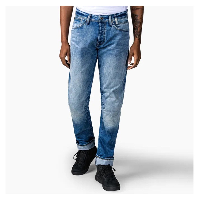 Revit Salt TF Blue Cropped Motorcycle Jeans cu croială albastră lichidare