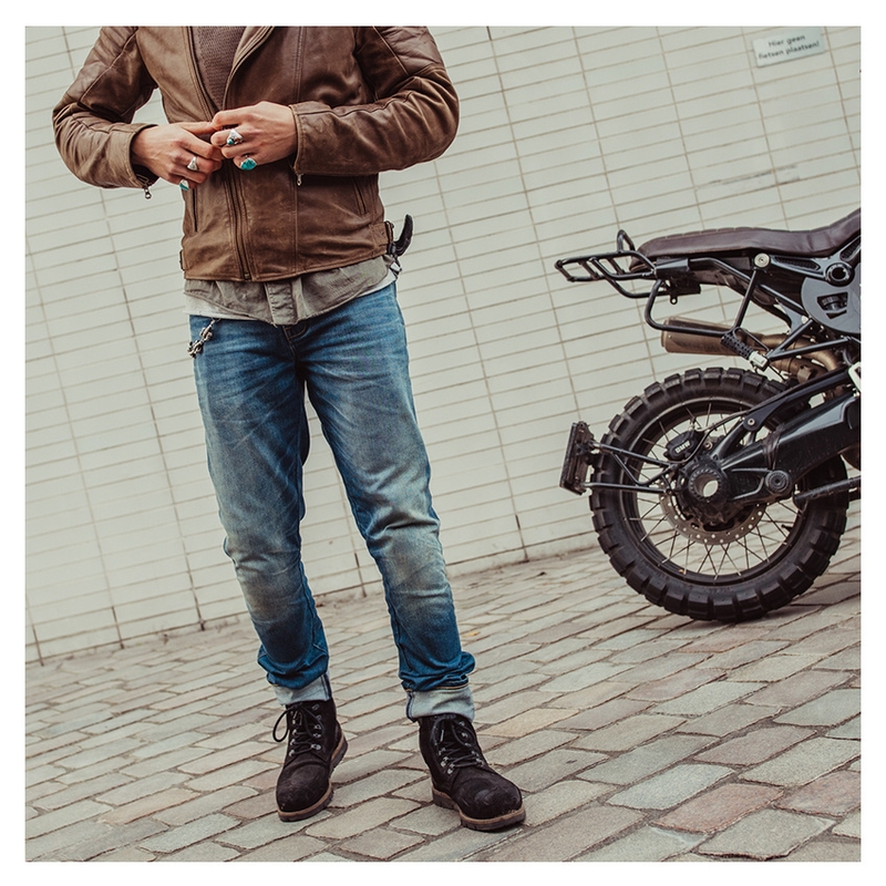 Blugi pentru motociclete Revit Carlin SK albastru extins