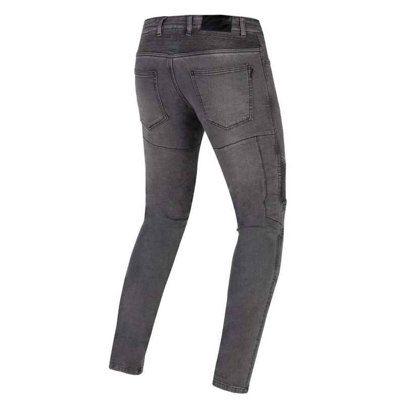 Blugi de motociclist Ozone Rusty Rusty spălați negru lichidare