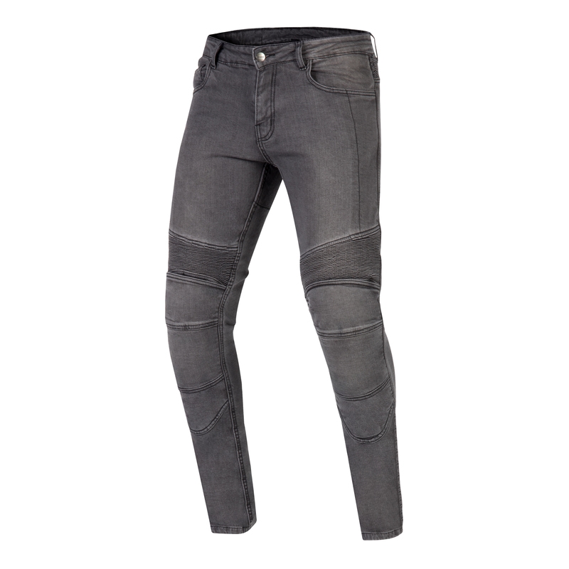 Blugi de motociclist Ozone Rusty Rusty spălați negru lichidare