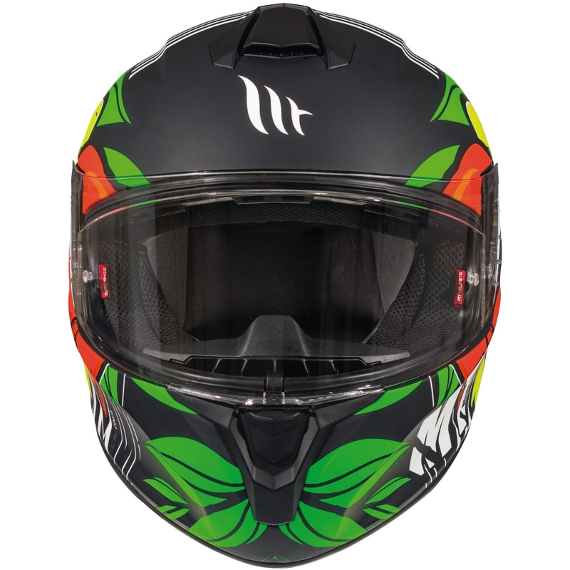 MT Targo Truck A2 cască de motocicletă integrală galben fluo mată