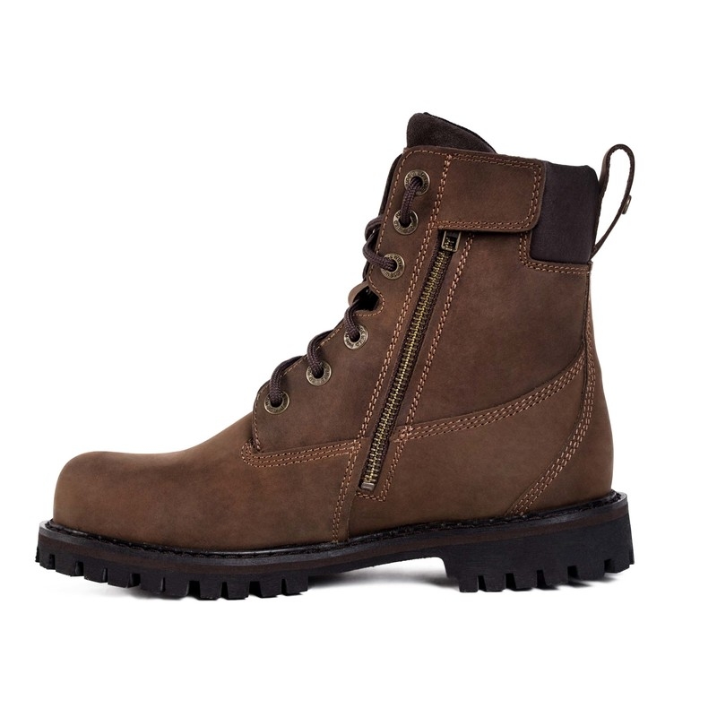 Ghete moto BROGER Alaska II maro la reducere lichidare